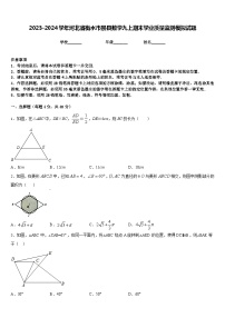 2023-2024学年河北省衡水市景县数学九上期末学业质量监测模拟试题含答案