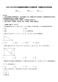 2023-2024学年江西省赣州市南康区九年级数学第一学期期末综合测试试题含答案