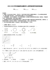 2023-2024学年河南省罗山县联考九上数学期末教学质量检测试题含答案