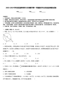 2023-2024学年湖北省鄂州市九年级数学第一学期期末学业质量监测模拟试题含答案