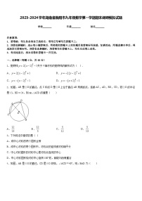 2023-2024学年湖南省衡阳市九年级数学第一学期期末调研模拟试题含答案