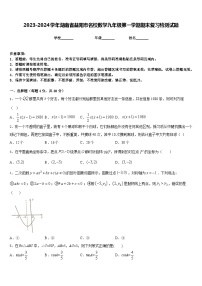 2023-2024学年湖南省益阳市名校数学九年级第一学期期末复习检测试题含答案