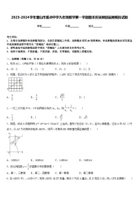 2023-2024学年眉山市重点中学九年级数学第一学期期末质量跟踪监视模拟试题含答案