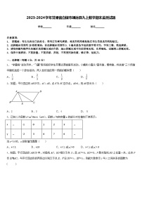 2023-2024学年甘肃省白银市靖远县九上数学期末监测试题含答案