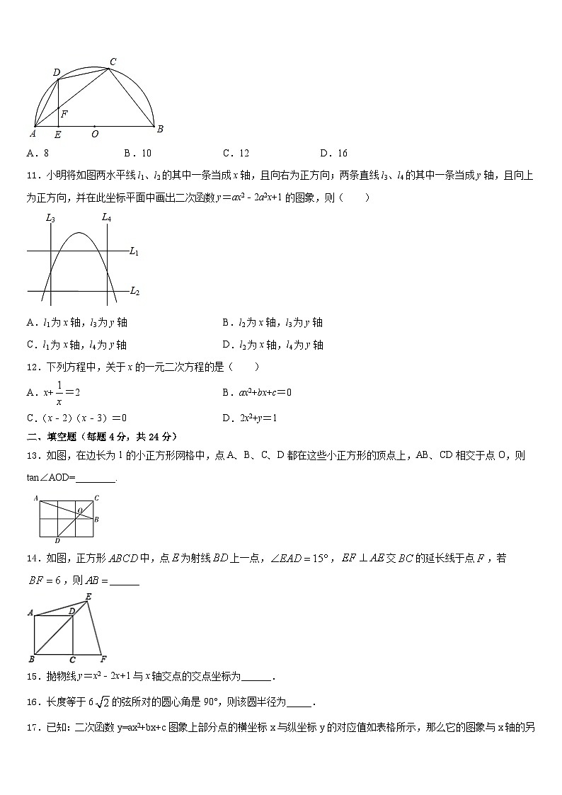 2023-2024学年贵州省铜仁市思南县数学九年级第一学期期末综合测试模拟试题含答案第3页