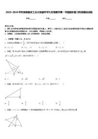 2023-2024学年陕西省安工业大附属中学九年级数学第一学期期末复习检测模拟试题含答案