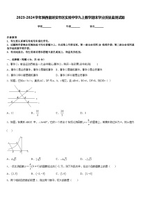 2023-2024学年陕西省延安市区实验中学九上数学期末学业质量监测试题含答案