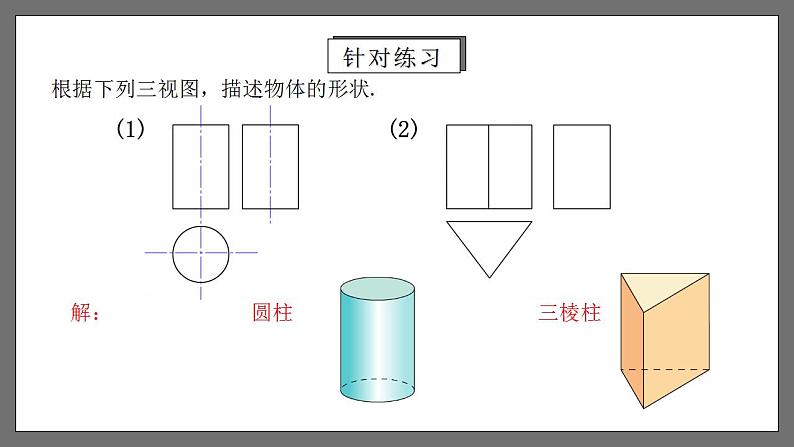 人教版数学九年级下册 29.2.2 《由三视图确定几何体》 课件+分层练习（含答案解析）07