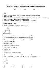 2023-2024学年黑龙江省龙东地区九上数学期末教学质量检测模拟试题含答案