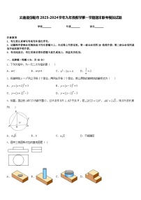 云南省弥勒市2023-2024学年九年级数学第一学期期末联考模拟试题含答案