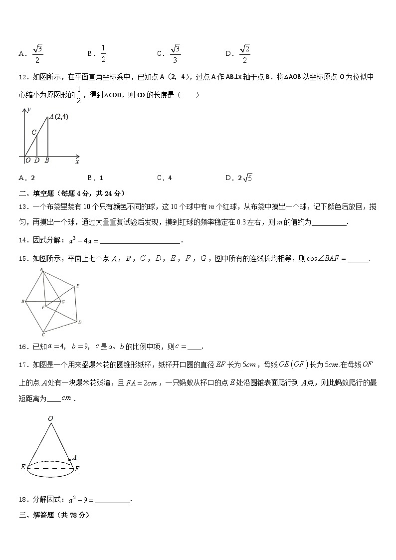 北京市重点中学2023-2024学年九年级数学第一学期期末综合测试试题含答案第3页