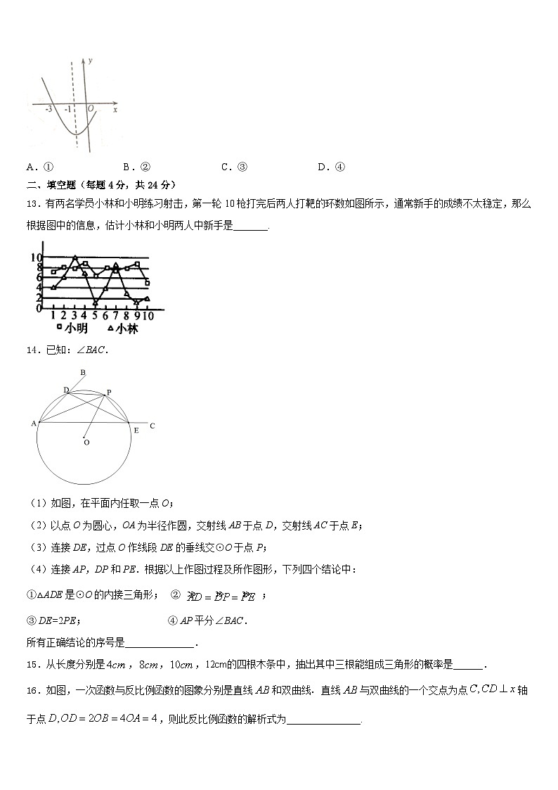 四川省南充市营山县春城北实验学校2023-2024学年九年级数学第一学期期末综合测试试题含答案第3页