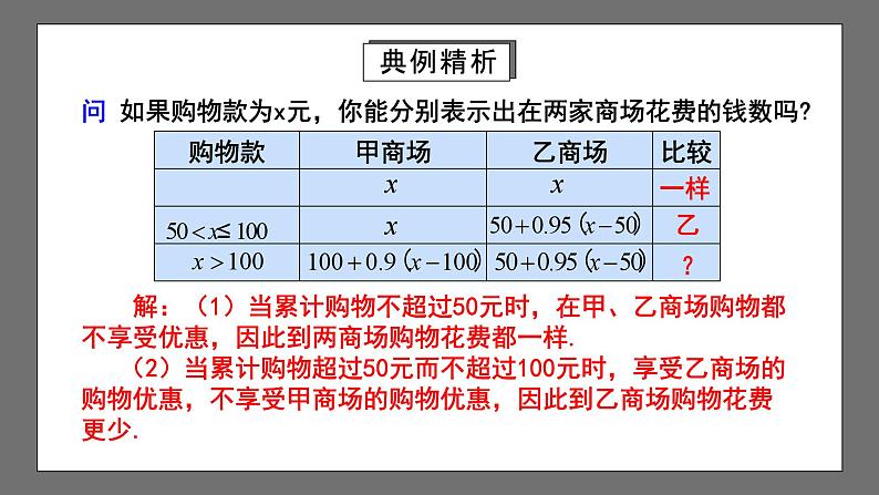 人教版数学七年级下册 9.2《一元一次不等式》共2课时 课件+重难点专项练习（含答案解析）07