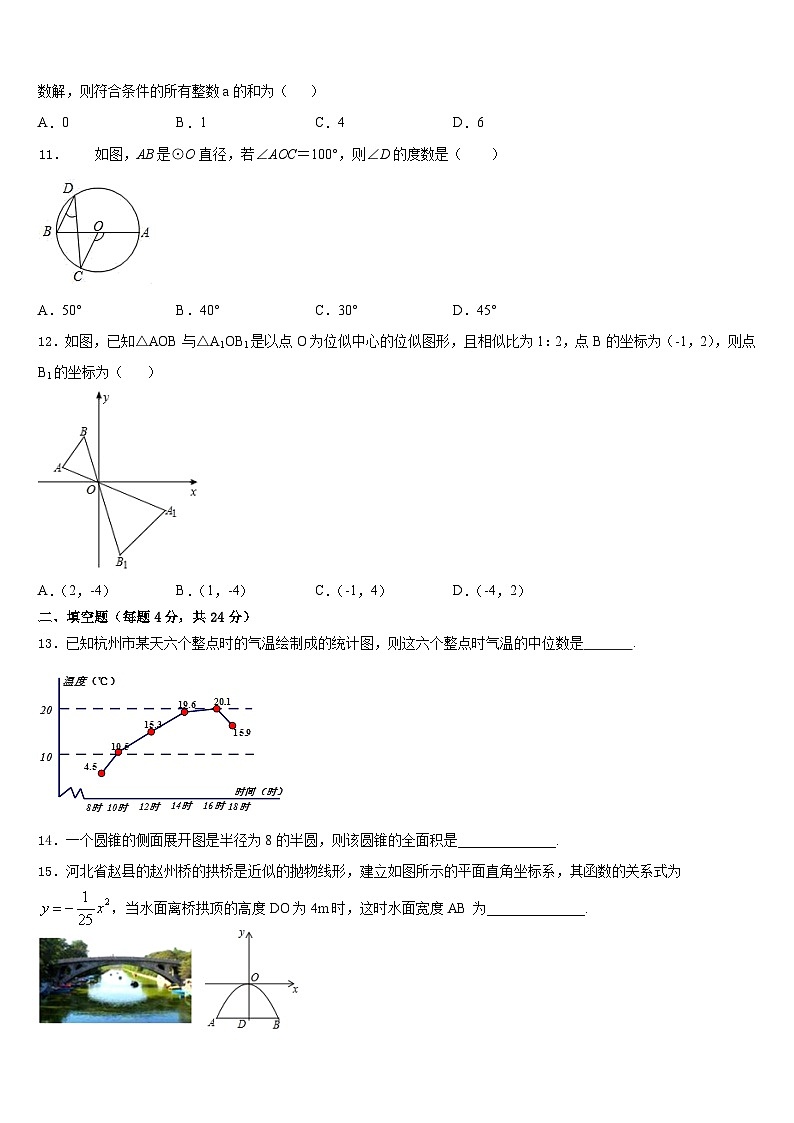四川省泸县联考2023-2024学年九上数学期末经典试题含答案第3页