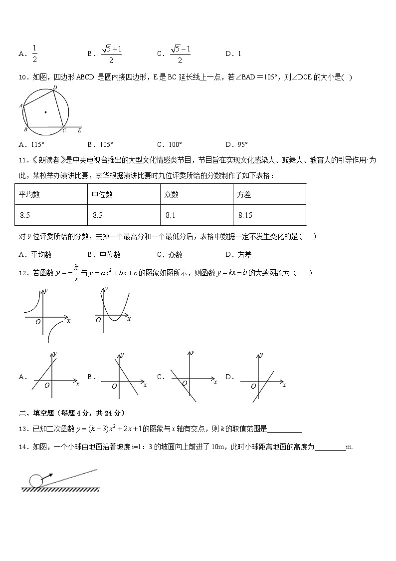 安徽省合肥市瑶海区部分学校2023-2024学年九年级数学第一学期期末监测模拟试题含答案03