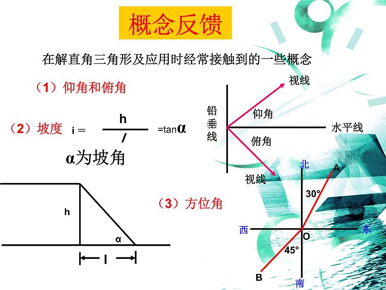 第23章 解直角三角形复习 沪科版九年级上册课件08