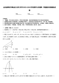 山东省泰安市泰山区大津口中学2023-2024学年数学九年级第一学期期末经典模拟试题含答案