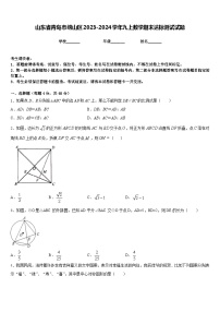 山东省青岛市崂山区2023-2024学年九上数学期末达标测试试题含答案