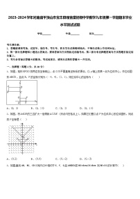 2023-2024学年河南省平顶山市宝丰县观音堂初级中学数学九年级第一学期期末学业水平测试试题含答案