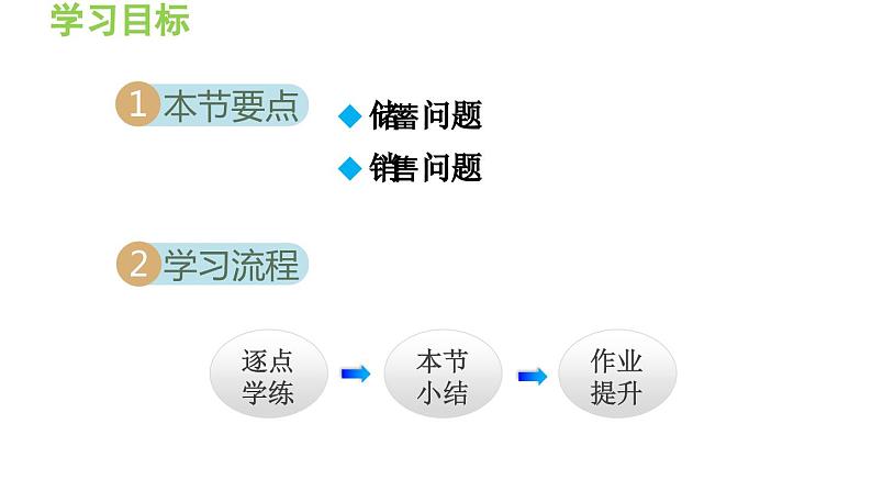 3.2.4 利用一元一次方程解销售、储蓄问题 沪科版数学七年级上册导学课件02