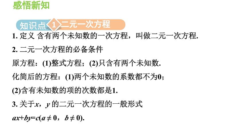 3.3.1 二元一次方程 沪科版数学七年级上册导学课件第3页