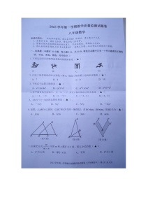 浙江省台州市临海市2023-2024学年八年级上学期期末检测数学试题