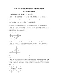 2023-2024学年江西省上饶市玉山县九年级（上）学期期末数学试题（含解析）