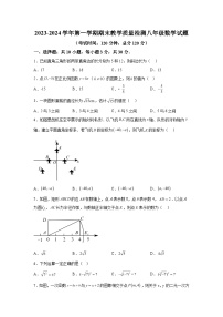 2023-2024学年广东省河源市连平县八年级（上）学期期末数学试题（含解析）