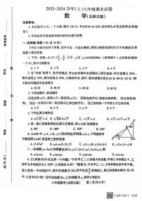 河南省焦作市温县2023-2024学年八年级上学期期末数学试题