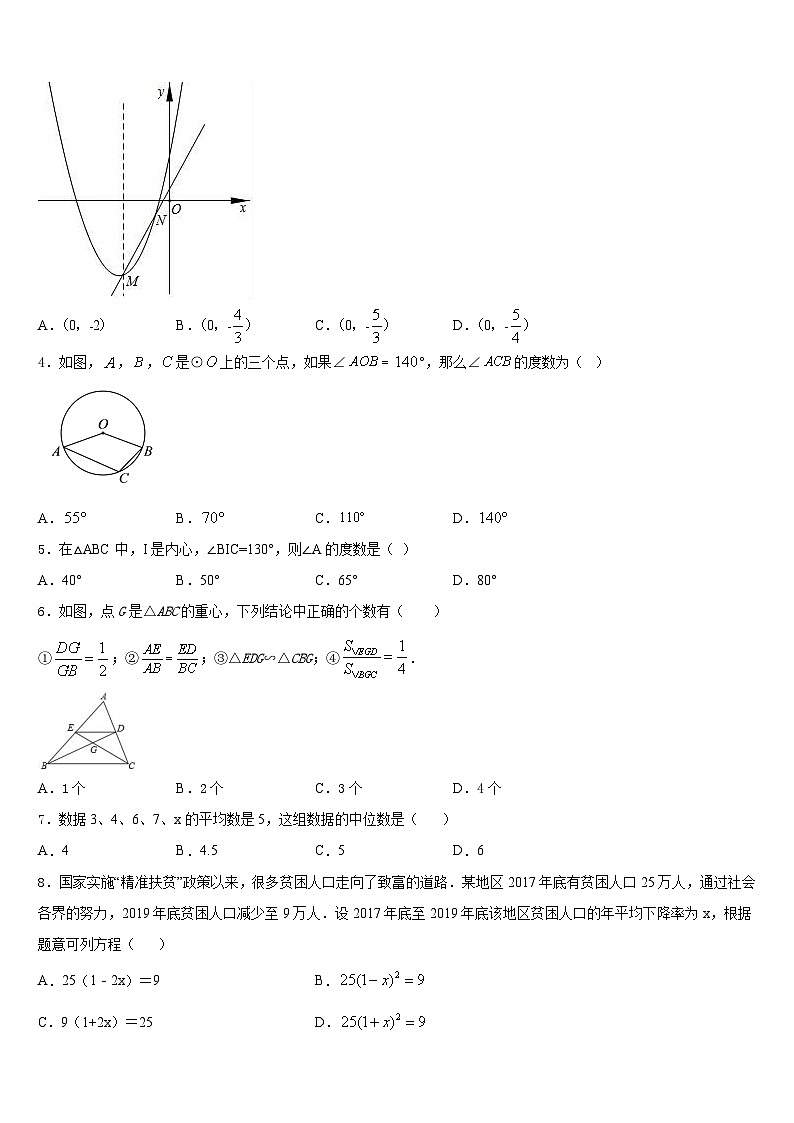 成都青羊区四校联考2023-2024学年九年级数学第一学期期末复习检测模拟试题含答案第2页
