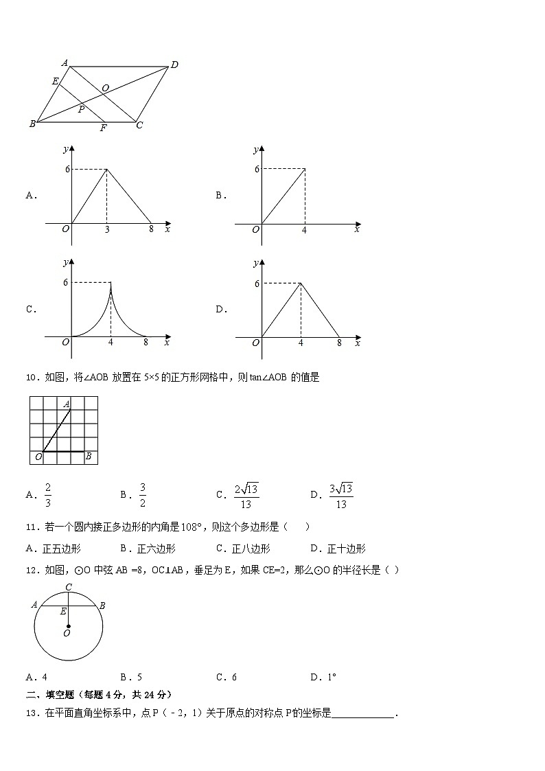 江苏省南京市溧水县2023-2024学年九年级数学第一学期期末监测试题含答案03