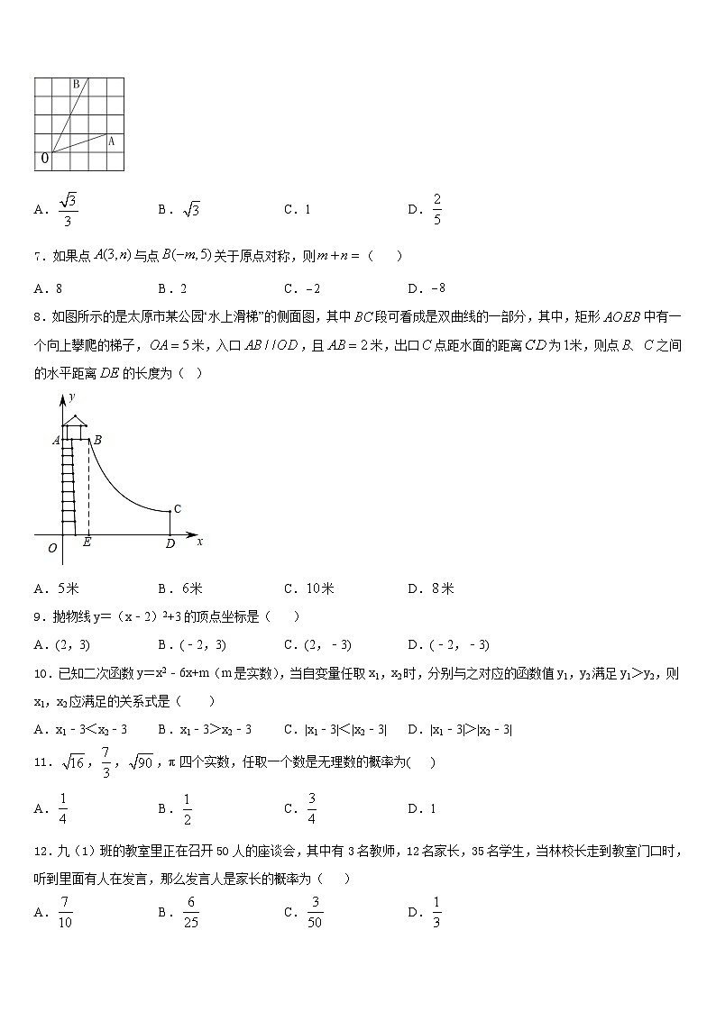 江苏省句容市华阳片2023-2024学年数学九上期末监测模拟试题含答案第2页