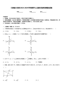 江西省大余县2023-2024学年数学九上期末质量检测模拟试题含答案