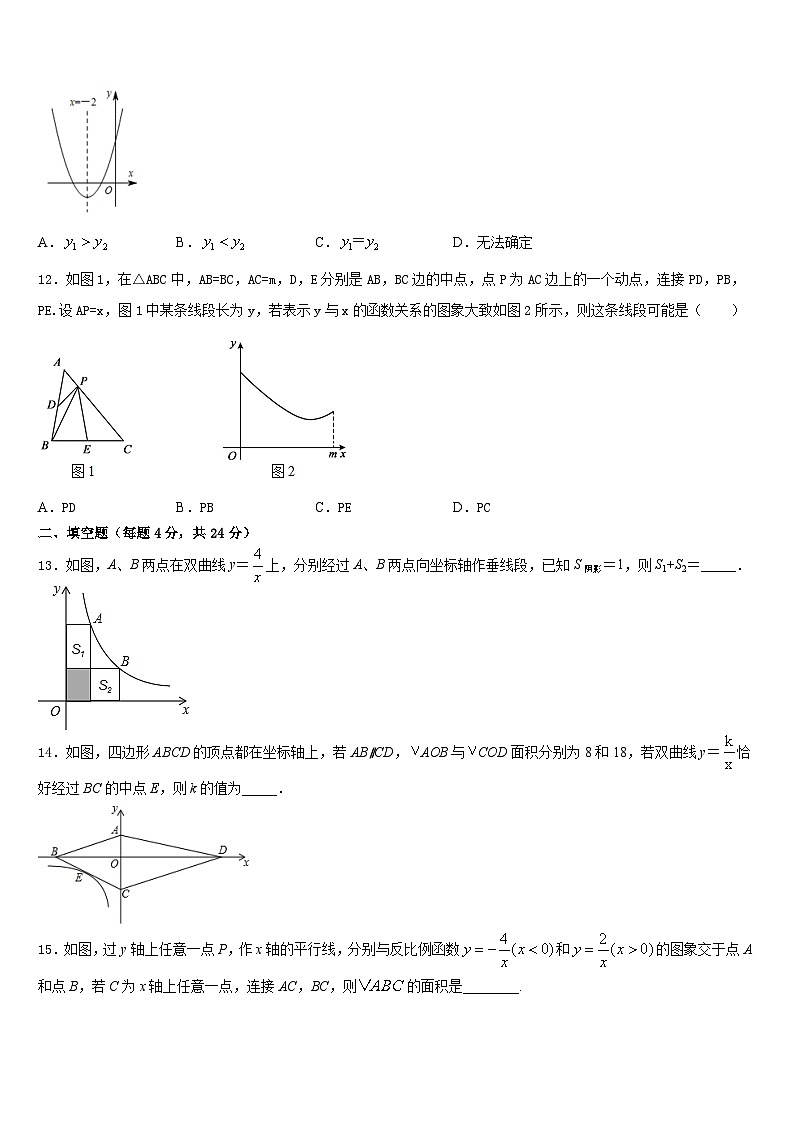 河南省郑州市金水区为民中学2023-2024学年九年级数学第一学期期末联考试题含答案第3页
