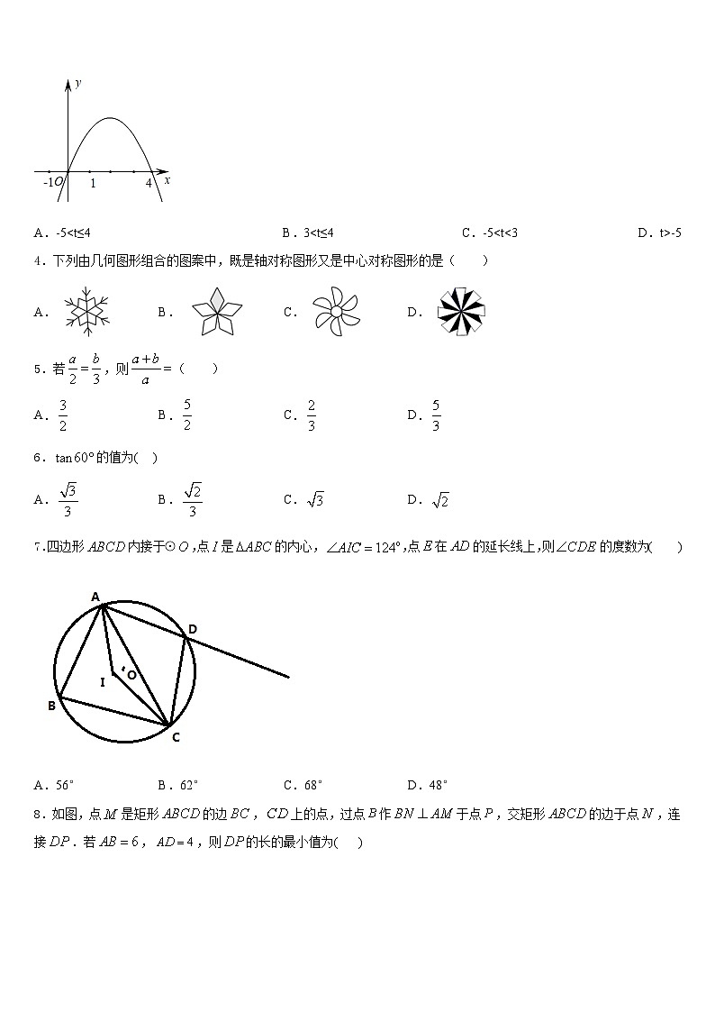 浙江省杭州市上城区建兰中学2023-2024学年数学九上期末质量检测试题含答案第2页