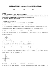 湖南省娄底新化县联考2023-2024学年九上数学期末统考试题含答案