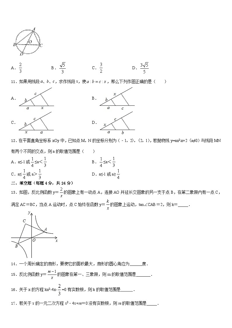 贵州省兴义市2023-2024学年数学九上期末质量跟踪监视模拟试题含答案第3页
