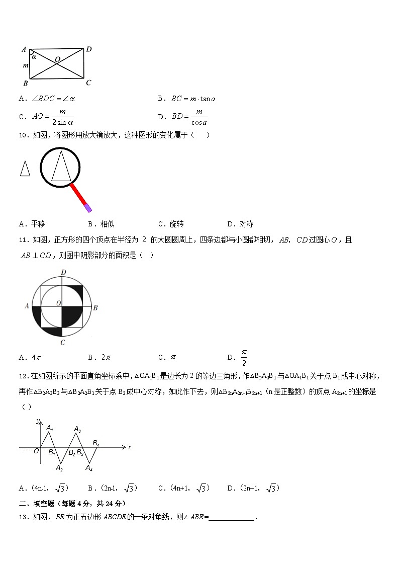 重庆市巴川中学2023-2024学年数学九年级第一学期期末预测试题含答案03