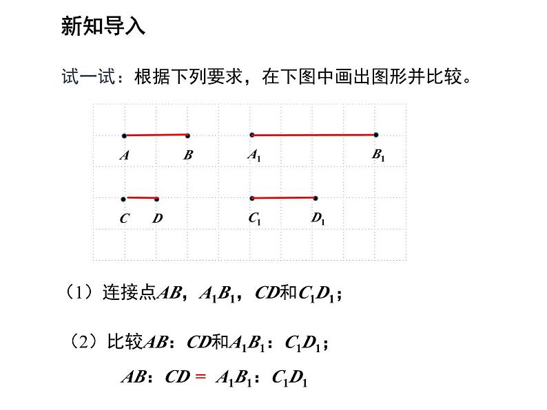 22.1 比例线段第1课时相似多边形与比例线段 沪科版数学九年级上册教学课件03