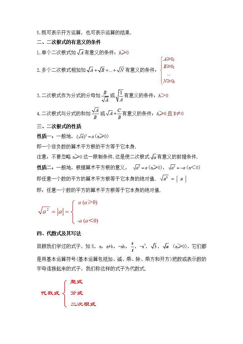 人教版数学八年级下册 第十六章《二次根式》 章节复习课件+章节教学设计+章节复习导学案+单元测试卷（含答案解析）02