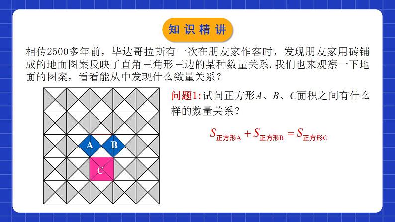 人教版数学八年级下册 17.1.1 《勾股定理》课件+教学设计+导学案+分层练习（含答案解析）06