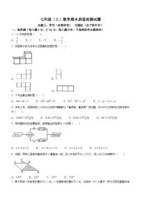 陕西省宝鸡市金台区2023-2024学年七年级上学期期末数学试题