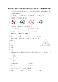 辽宁省盘锦市盘山县2022-2023学年八年级上学期期末考试数学试卷(含解析)