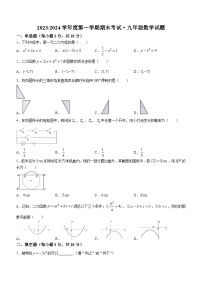 江西省上饶市广信区2023-2024学年九年级上学期期末数学试题