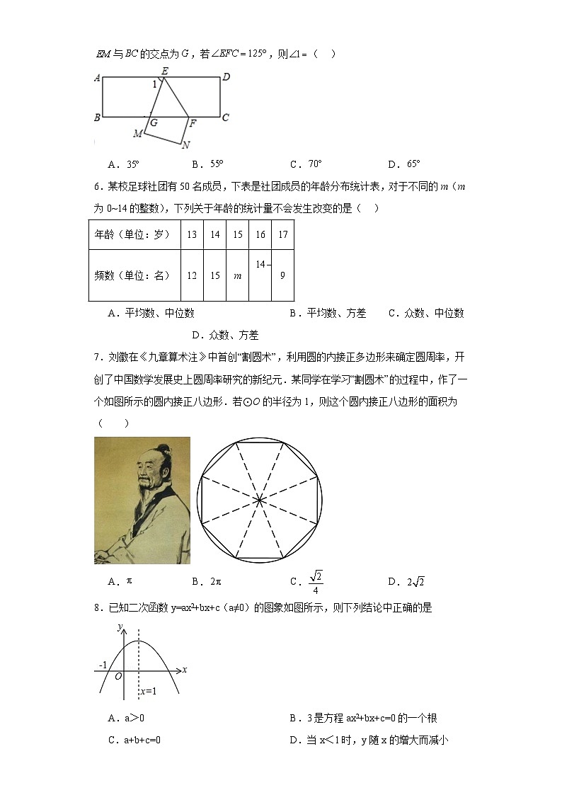 湖南省株洲市天元区2023-2024学年九年级上学期期末数学试题(含答案)第2页
