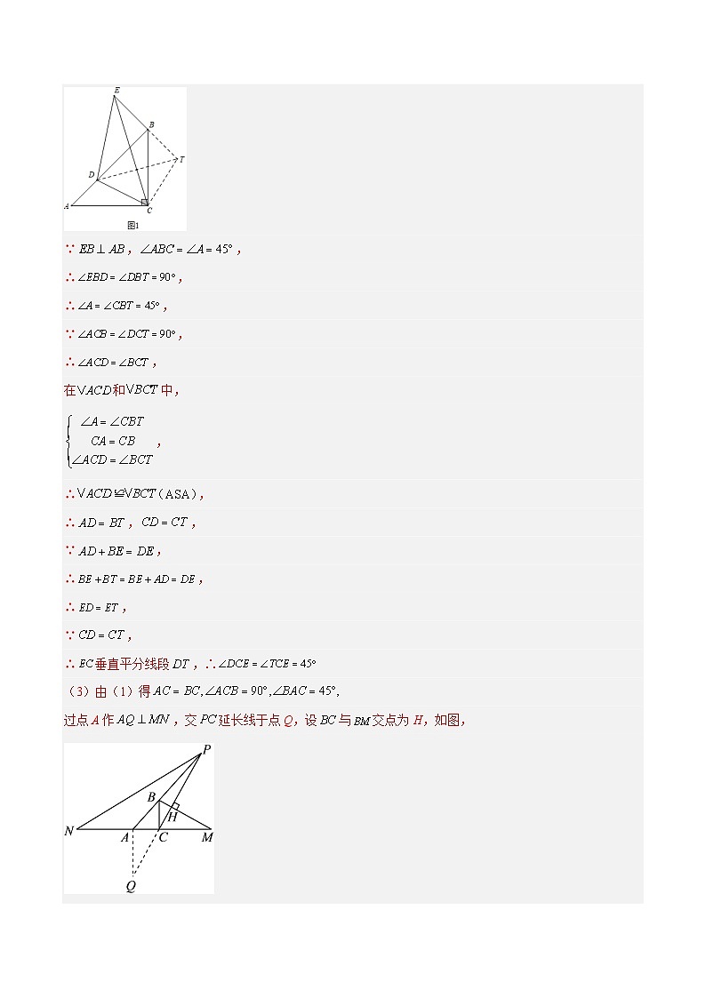 全等三角形的七大模型压轴题训练（三）（解析版）第2页
