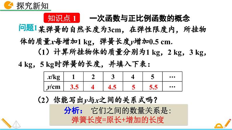 4.2 一次函数与正比例函数 北师大版数学八年级上册精讲课件第4页