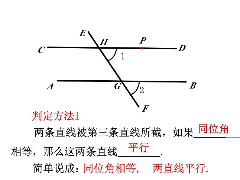 5.2.2 平行线的判定（教学课件）初中数学人教版七年级下册教学课件304