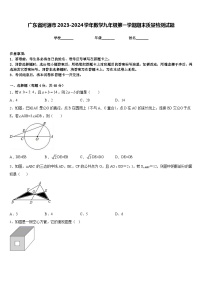 广东省河源市2023-2024学年数学九年级第一学期期末质量检测试题含答案