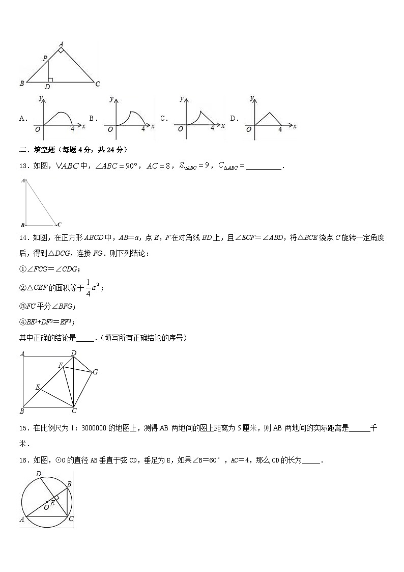 广东省揭阳市空港经济区2023-2024学年数学九年级第一学期期末质量跟踪监视模拟试题含答案第3页